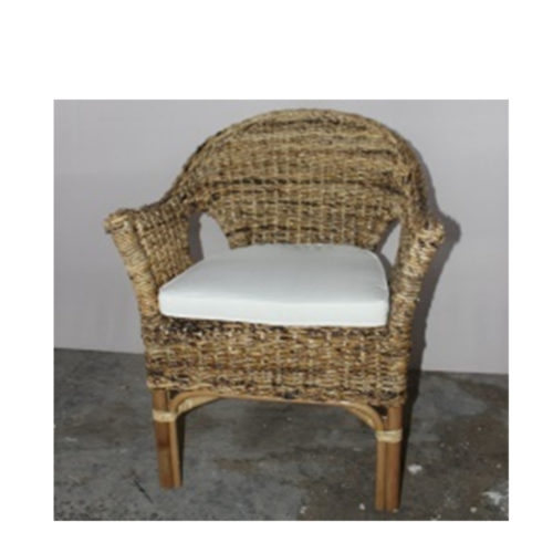 Only Pabion Arm Chair Banana Natural With Cushion Ecrue Ia 03  DPI-009
