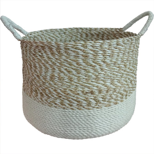 Seagrass Round Basket L  PSI-003